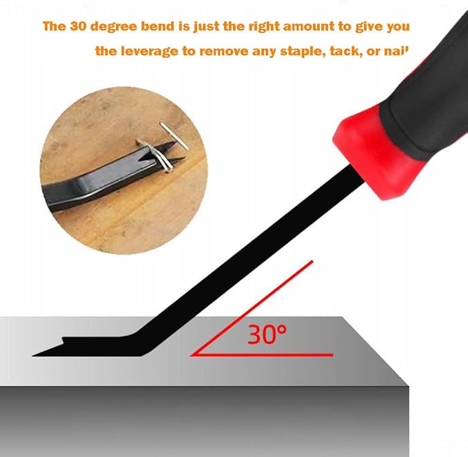 Staple Remover, Heavy Duty Staple Remover Tool,Upholstery Stapler Puller Lifter for Carpet,Wood,Floor, Furniture, Construction