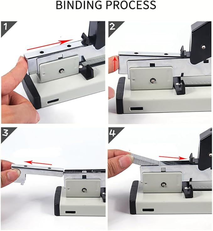 High Capacity Large Stapler with Staple Remover and 4000 Staples, Easy to Load Heavy-Duty Stapler 240 Sheet, Booklet Stapler, Commercial Stapler
