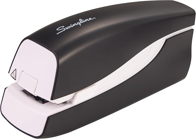 Swingline Electric Stapler, 20 Sheet Capacity, Portable, Full Strip, Plug In or Battery, Black (48200)