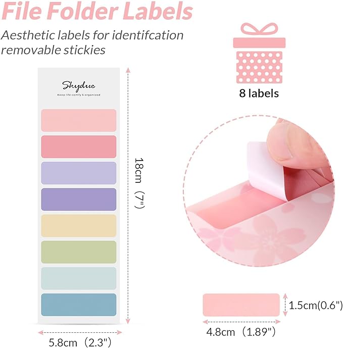 SKYDUE Pink Expanding File Folder with 5 Pockets, Cute Accordion File Organizer, Portable Receipt Paper Documents Organizer, Letter Size Filing Folder School Office Supplies