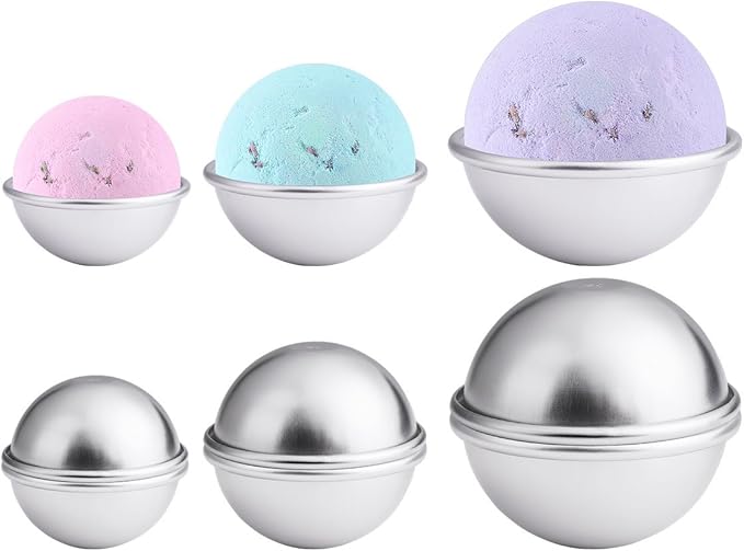 40PCS- Bath Bomb Mold Kit, 20 Set Soap Mold & Bath Bombs Press for DIY Making Supplies