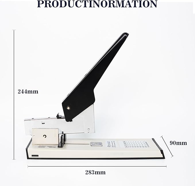 High Capacity Large Stapler with Staple Remover and 4000 Staples, Easy to Load Heavy-Duty Stapler 240 Sheet, Booklet Stapler, Commercial Stapler