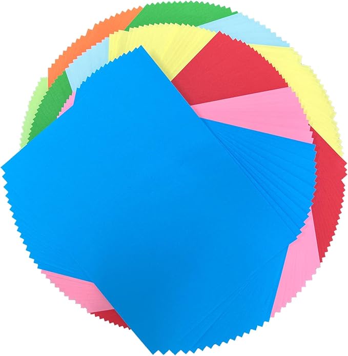 Colored Copy Paper 8.5 x 11 Assorted Colored Print Paper, 10 Colors Letter Size Colored Origami Paper for Cutting DIY Kids Art Craft School Office Supplie(200 Sheets)