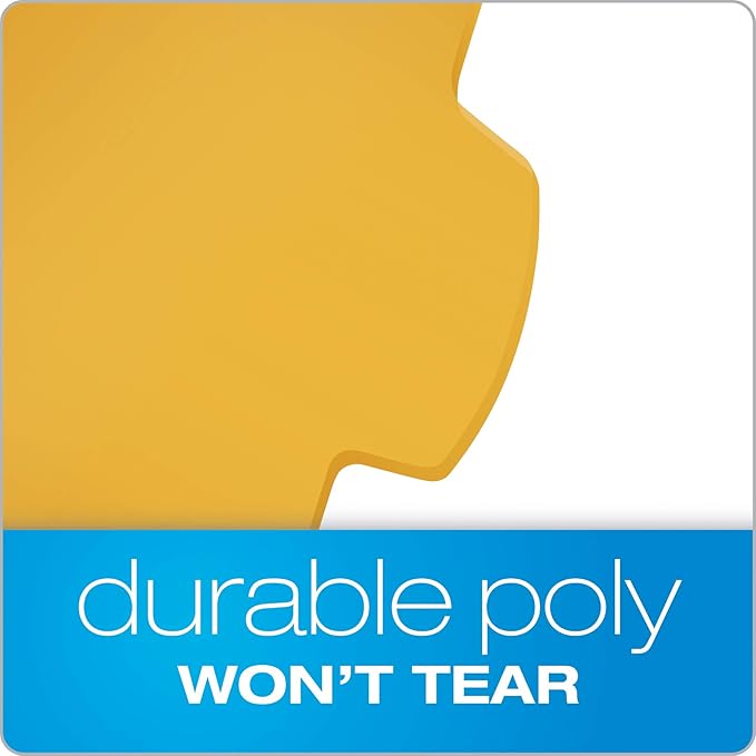 Oxford Write & Erase Plastic Binder Dividers, 8 Tab, Write On Tabs, Erase Ballpoint Pen, Non Permanent Marker, Pencil, Asstd. Colors, 3 Sets (89992)