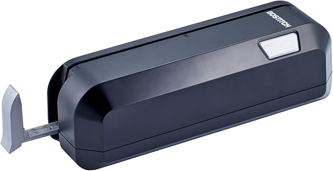 Bostitch Office Electric 3-Hole Punch, Dual Paper Loading, Heavy Duty, Jam-Free 20 Sheet Capacity, AC Adapter or Battery Powered, Space Saving, Black, (EHP20-BLK)