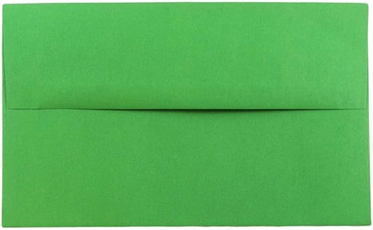 JAM PAPER A10 Colored Invitation Envelopes - 6 x 9 1/2 - Green Recycled - 100/Pack