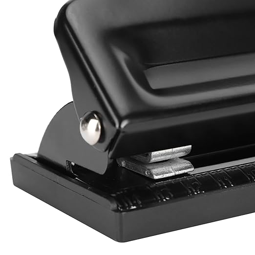 4 Hole Punch, 4 Ring Hole Puncher, Adjustable Punch Paper Heavy Duty, 10 Sheets Binder Hole Puncher for File Folder Office Home Punching Machines