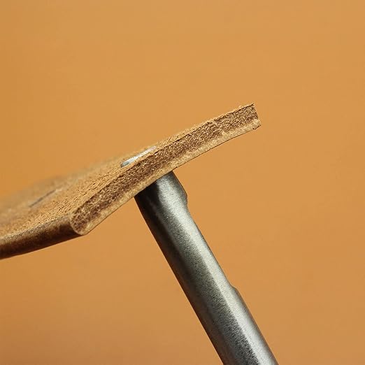 9 Size Oval Hole Punch Set for Leather 1.4mm-5mm, Carbon Steel Hollow Leather Crafting Hand Punching Tool Kit for Watch Cloth Belt Gaskets