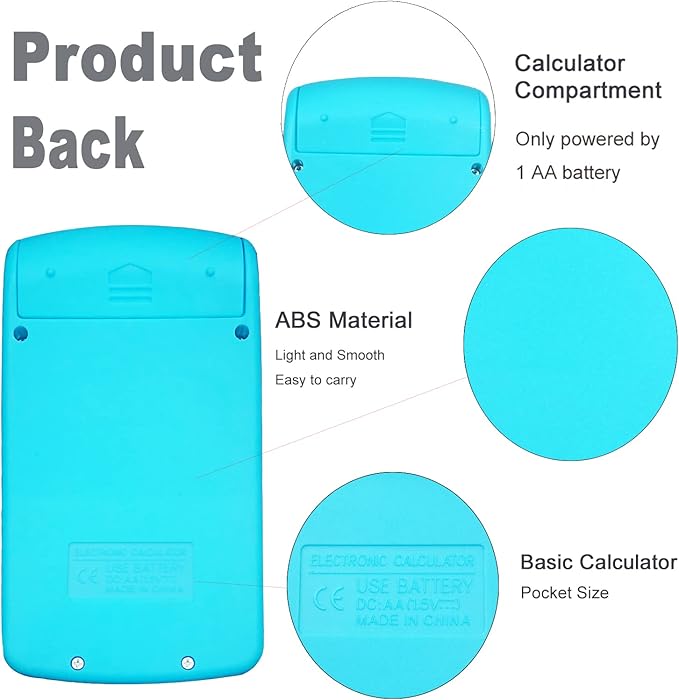 Basic Calculator Dual Power 8 Digit Desktop Calculator (B, Set of 30)