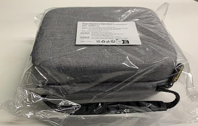 Phomemo EVA Hard Case for Label Maker Printer M110/M120/M150/M220/M250/M100/M221, TP31 Tattoo Stencil Printers - Holder for Label Machines with Tape, with Mesh Pocket for Accessories (Case Only)