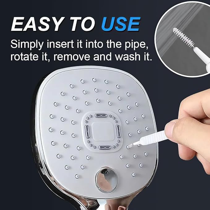 Upgrade Shower Head Cleaning Brush, Gap Hole Anti-Clogging Cleaning Brush, Shower Head Cleaner Picks Brush Tiny Cleaning Brush for Shower Head, Multifunction Shower Head Cleaning Brushes (40PCS)