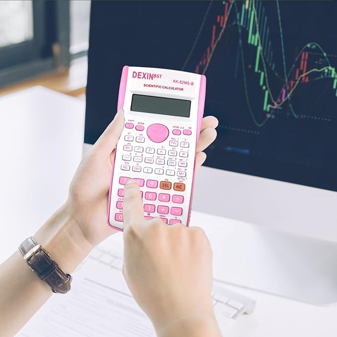 12 Packs Scientific Calculator Bulk,2-Line Engineering Science Calculator Statistical Multi-Function Ideal for Student Teacher School Finance Construction Business Office (4Colors)