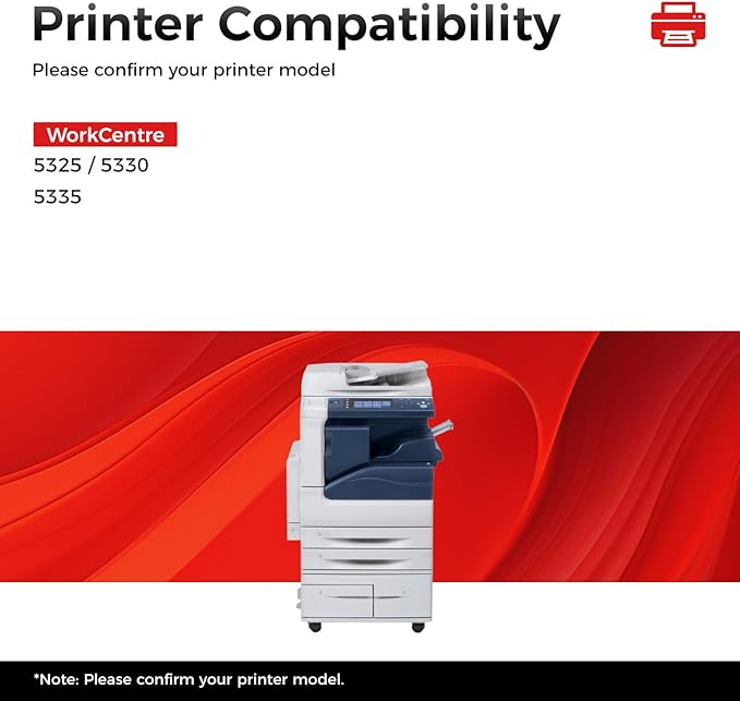 5325 5330 5335 Drum Unit 013R00591 Drum Unit (Not Toner) Black 1-Pack High-Yield Replacement for Xerox 5325 5330 5335 Image-Drum Compatible for Xerox WorkCentre 5325 5330 5335 Laser Printer All-in-One