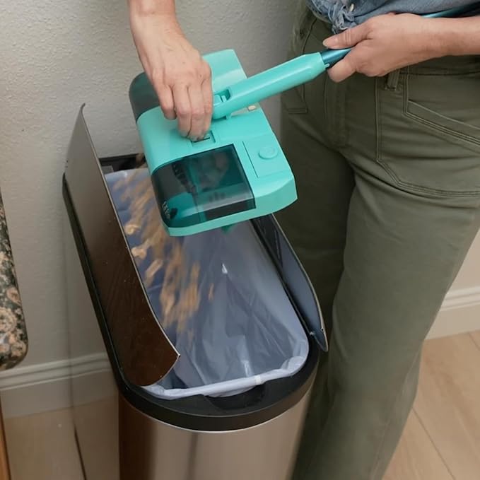 Teko Turbo Powered Cordless Stick Vacuum Cleaner – Multi-Surface Rechargeable Sweeper for Carpet, Hardwood, and Tile, Lightweight Household Wireless Vacuum for Pet Hair & Floor Cleaning, Teal Blue