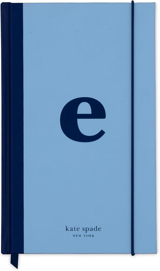 kate spade new york Just Mine Notebook Journal, Monogram Cloth Hardcover Journal, 8.25" x 5.25", Diary Includes 168 Lined Pages, (E)