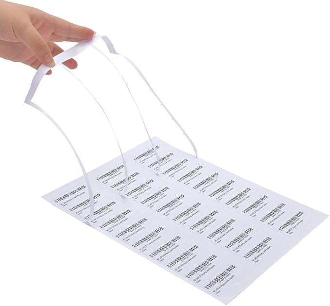 SJPACK 30-up Address Labels 1" x 2-5/8" Mailing Labels,15000 Lables, White Label Sticker Papers for Laser Inkjet Printers, (500 Sheets)