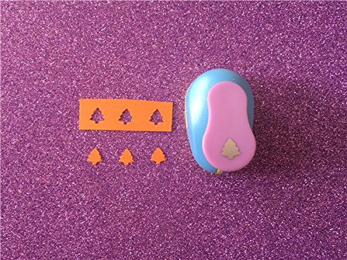 9 PCS Mini Paper Punches Sets Christmas Tree Snowflake and Circle Craft Hole Puncher Shape DIY Scrapbook Paper Cards Art Cutter Tool