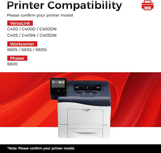 108R01121 Drum Unit Set 4-Pack (Not Toner) Black Cyan Magenta Yellow Replacement for Xerox Versalink C400 C400D C400DN C405 C405N C405DN Phaser 6600 Workcenter 6605 6655 6655i Laser Printer Image-Drum