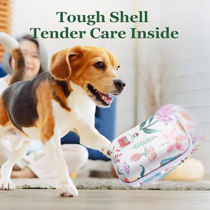 Phomemo D30 D35 Label Maker Case, Storage Bag Compatible with NELKO P21/NIIMBOT D11/ORGBRO X1/SUPVAN E10 Label Printer, Fits for Mini Labels Sticker Machine, Box Only - Pastel