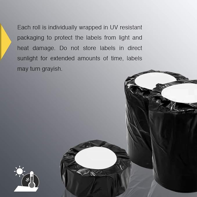 BETCKEY - 1" x 1" Square QR Code Labels Compatible with Zebra & Rollo Label Printer,Premium Adhesive & Perforated[Light Blue, 6 Rolls, 8280 Labels]