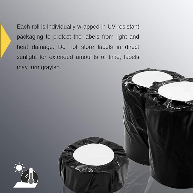 BETCKEY - 1" x 1" Square QR Code Labels Replacement for Zebra & Label Printer,Premium Adhesive & Perforated[Mixed: Light Blue + Red + Green + Pink + Orange + Yellow, 6 Rolls, 8280 Labels]