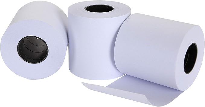 24 Pack 2 1/4" x 98 ft Adding Machine/Calculator Rolls Adding Machine Tape Paper Receipt Paper for Cash Registers, Printing Calculators