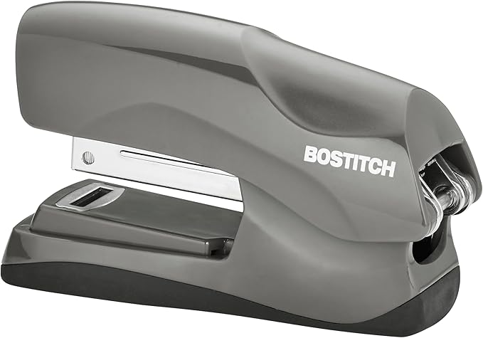 Bostitch Office Heavy Duty 40 Sheet Stapler with 1250 Staples & Claw Remover, Small Stapler Size, Fits into The Palm of Your Hand, Value Pack, Gray (B175-GRAY-VP)