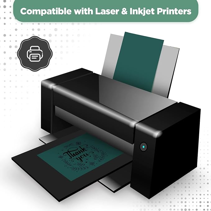 Harloon 100 Pcs A9 Envelopes 5.75 x 8.75 Inch Self Adhesive Wedding Invitation Envelopes Paper Greeting Card Envelopes for Photos Documents Letters Announcements Baby Shower Office (Dark Green)