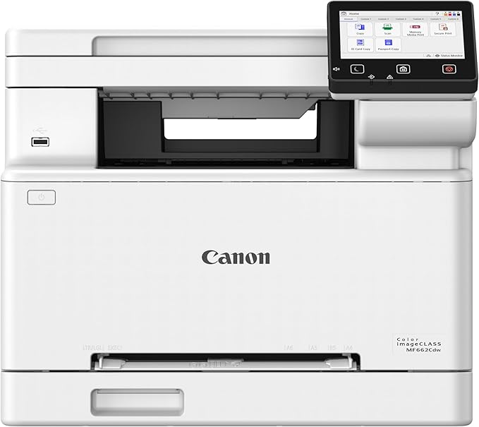 Canon Color imageCLASS MF662Cdw - Wireless Duplex Laser Printer with Copier, Scanner, 3 Year Limited Warranty, 26 PPM
