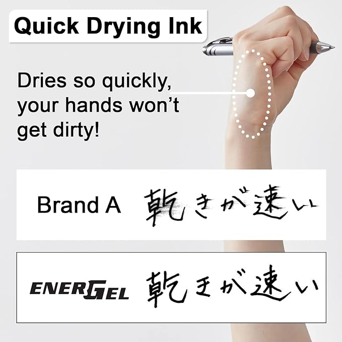 Pentel BLN25C EnerGel NV Liquid Gel Pen, .5mm, Blue Barrel, Blue Ink, Dozen