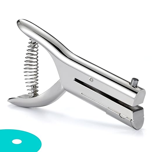 Heavy Duty 8MM Hole Punch - Single Hole Punch, Portable, Paper, Card, Plastic, Cardboard (5/16''-8MM)