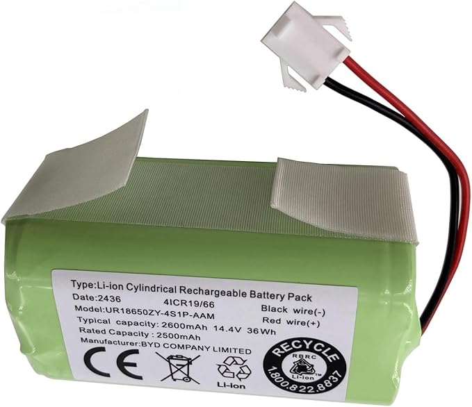 IFRESEM Replacement Battery for Eufy RoboVac 11 11C 11S Plus 11S Max 12 15T 15C Max 25C 30 30C 35C G10 G20 Hybrid G30 Verge Edge G32 Pro G35+ G40 Hybrid+ PA04 CMICR18650F8M7-4S1P Robot Vacuum