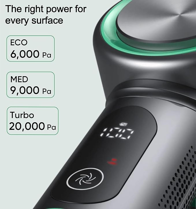 Wyze Cordless Vacuum S with 20Kpa Powerful Suction, Lightweight Stick with HEPA Filter, 300W Powerful Brushless Motor, 40mins Runtime for Home Hard Floor Carpet Pet Hair