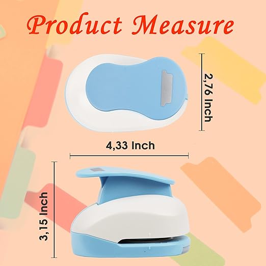 Tab Punch, Tab File Folder Punch 2 inch for Planner Inserts, Sketchbook, Scrapbook, Note, School Book, Paper Craft Supplies…