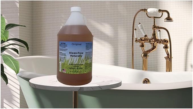 Naturally Preformed Enzyme Cleaner, Enzyme Solution, Multi-Purpose Cleaner, Laundry Additive and More - Ready to Use - Orginal Scent - 128oz (1 Gallon)