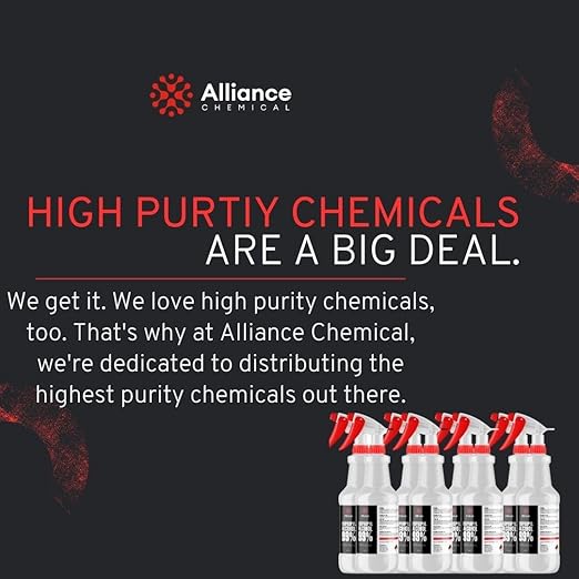 Alliance Chemical Isopropyl Alcohol 99% - 1 Quart Spray Bottle - High-Purity Concentrated Rubbing Alcohol for Effective Cleaning - Quick-Drying, Domestically Sourced IPA