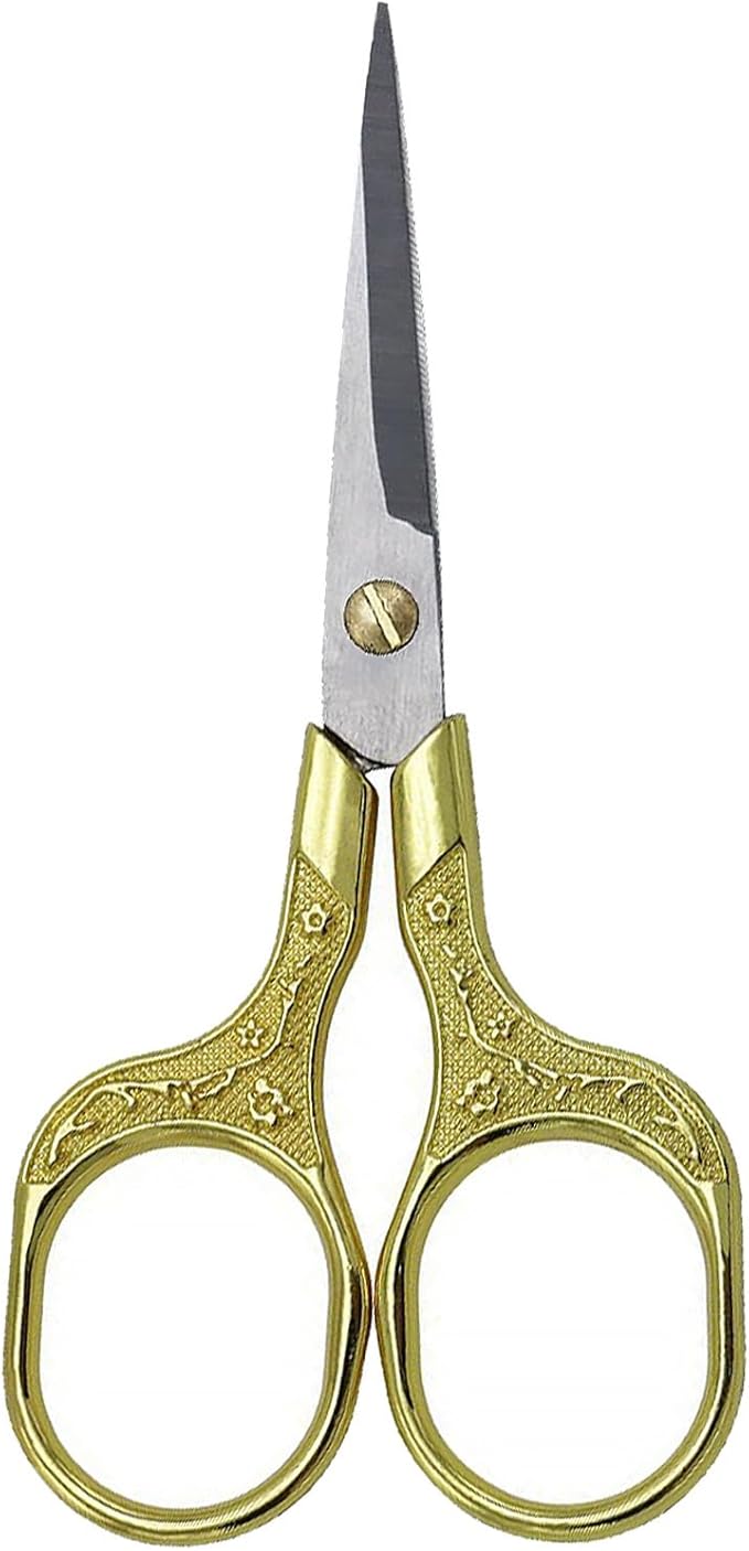 Mini Scissors Stainless Blade Metal Handle Office School Classroom Student Teacher Crafting Fabric Sewing Gift Wrapping All Purpose