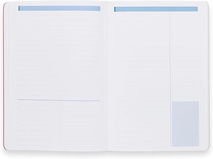 Erin Condren Productivity Petite Journal, Evolve Design, Compact Lined Notebook for List-Making, Note-Taking, To-Do Lists, Writing and Organization, Portable Softcover Journal, Colorful Cosmos 2