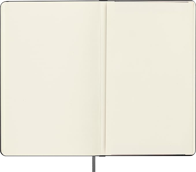 Moleskine Hard Cover Smart Notebook, Ruled/Lined, Large (5 x 8.25) Black