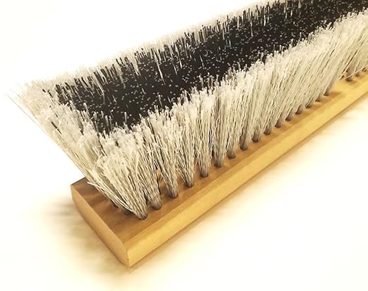 American Select Tubing Pbma24004 Heavy Duty 24" Multi-Surface Push Broom with Silver/Black Handle