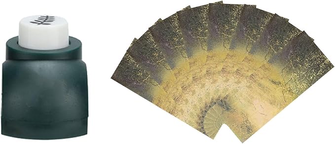 Yosoo Craft Hole Punch Shapes Set with 8pcs Paper Beautiful Paper Punch Cutter Tree Leaf Making DIY Craft Accessories Scrapbooking (Cherry Leaves)