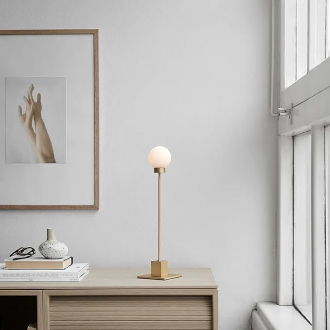 Touch Lamps for Bedroom, Small Brass Table Lights, 3-Way Control Dimmable Bedside Nightstand Desk Lighting, Decorative for Bedroom, Plug and Play, G9 Bulb Included and Installed(Brass, Set of 2)