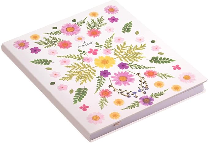 Eccolo 8x10 Large Journal Notebook with Debossed Floral Cover Design, 256 Ruled Ivory Pages, Sturdy Hardcover, Ribbon Bookmark - Perfect for Writing, Journaling, Note-Taking, and More