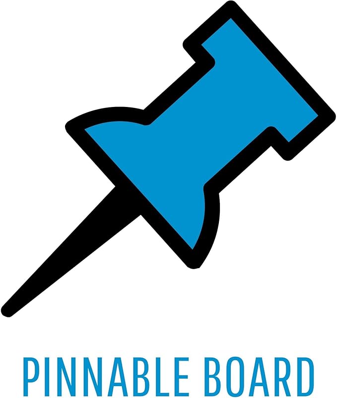 MasterVision Pastel Collection Combo Dry Erase Whiteboard/Cork Bulletin Board, Salmon Colored MDF Frame, 35.43" x 23.62"