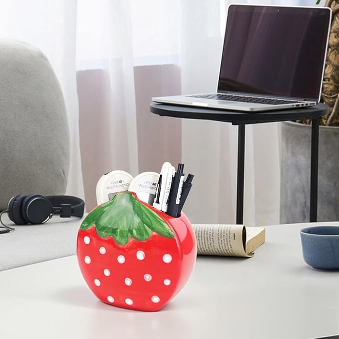 Pen Pencil Holder Ceramic Cup Container Desk Organizer Stand Decor Brush Scissor Holder Decoration For Office Home School