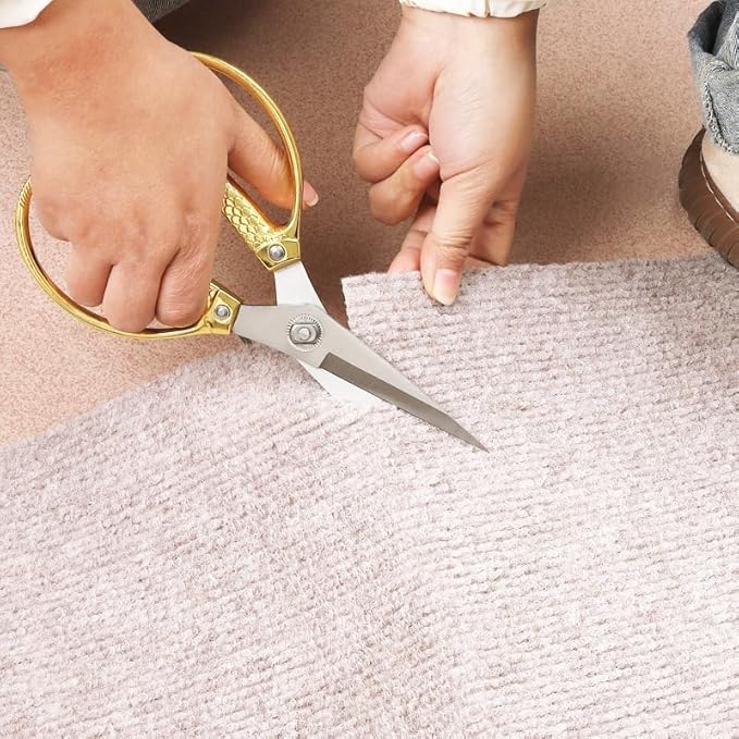 Yellow Office Scissors -Heavy Duty & All Purpose, Stainless Steel, Ideal for Kitchen office & Home Use