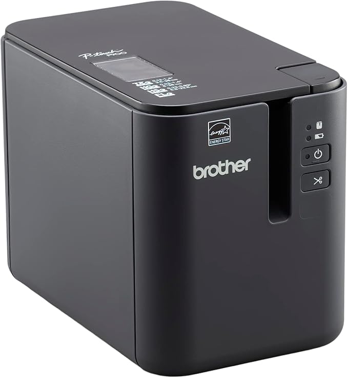 Brother PT-P900C High-Resolution Industrial Desktop Label Printer,Black