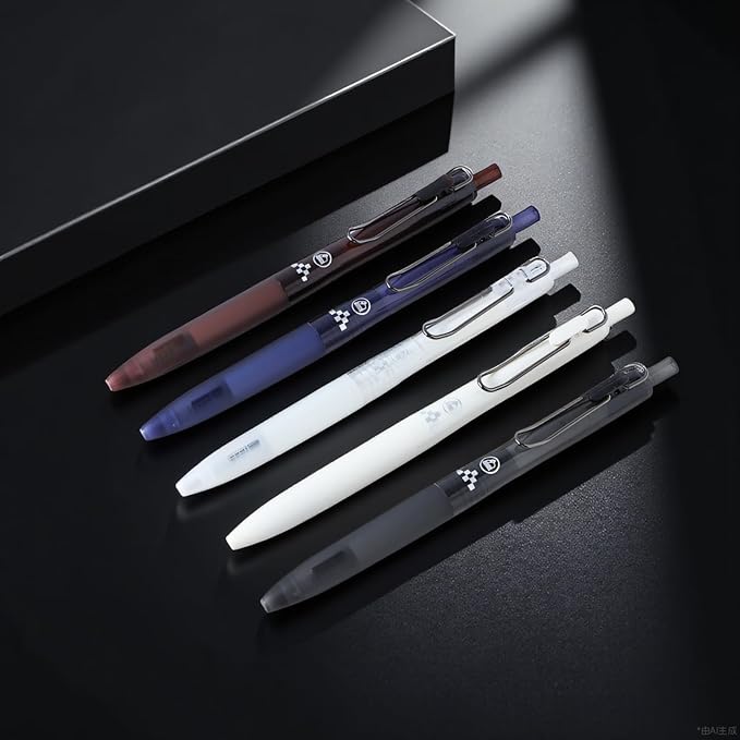 10 Pack Retractable Gel Pens, 0.5mm Fine Point Black Ink - Quick Dry & Smooth Writing for Journaling, Note Taking, School, Office & Artist