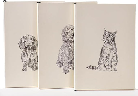 3 Pack Hardcover Spiral Notebook Spiral Journals for Women 160 Pages, 6.3 x 8.3 Inches,100gsm Paper,Cute College Ruled Notebook, Back Pocket, Office Supplies (CS-Multi)