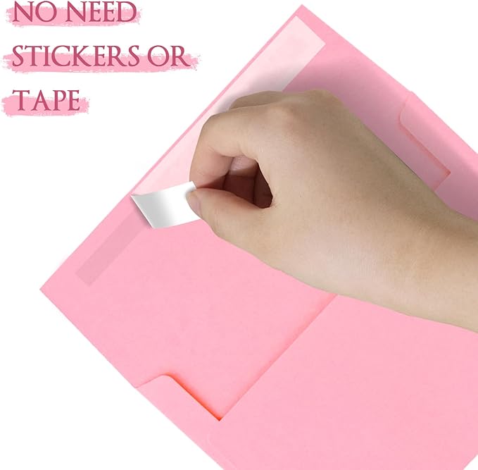 50 Pack 4x6 Envelopes for Invitations,4.75x6.5 inches,A4 Envelope Pink Self Seal,Printable Envelopes for Wedding,Invitation,Baby Shower,4x6 Cards